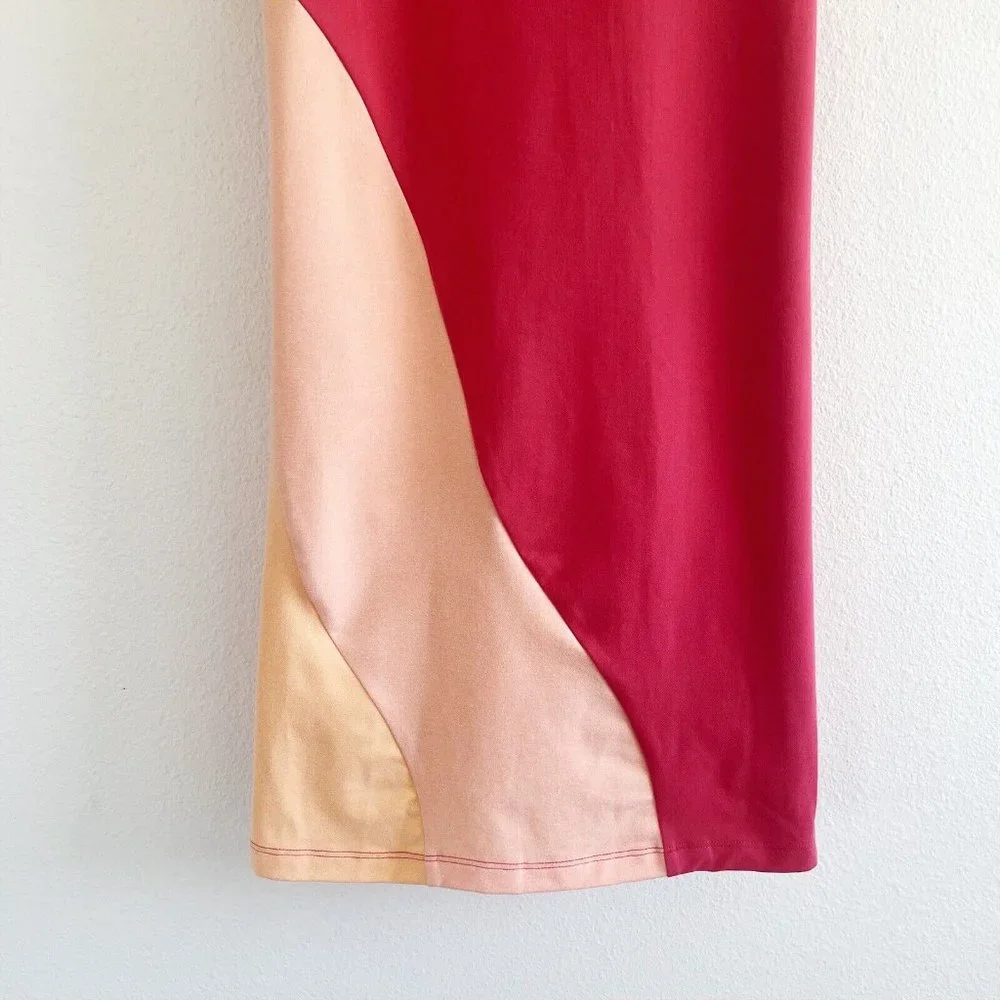 Playground Active Anthropologie Athletic Mini Dress Women's Small Pink Stretch - Picture 6 of 15